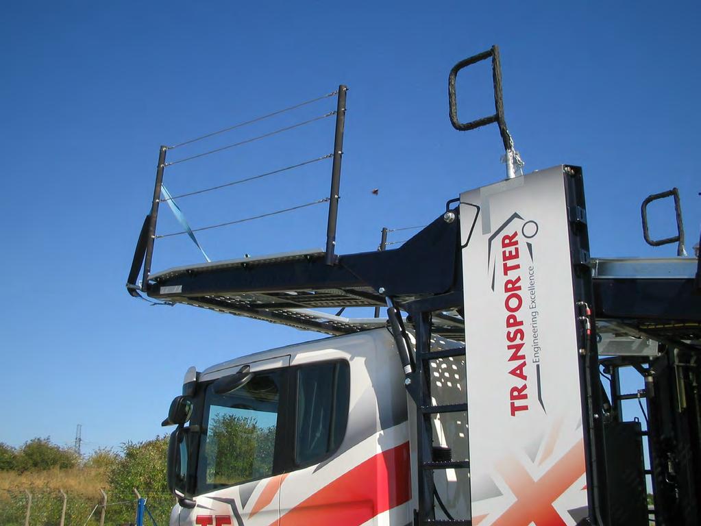 Raise the Over Cab Plat Form Raise the over cab platform slightly and