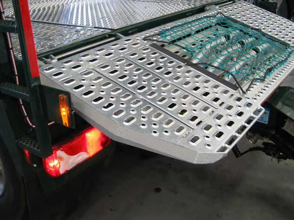 Rigid Bottom Deck Flap For van and 4 x 4 loads, raise or lower