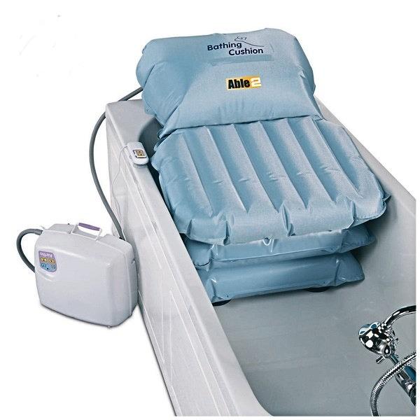 Able 2 Bath Cushion The Able2 Bathing Cushion is simple to use lowering you gently to the bottom of the bath.