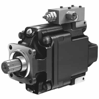 General Information VP1 Pump he VP1 is a variable displacement pump for truck applications. It can be close-coupled to a gearbox PO (power take-off) or to a coupling independent PO (e.g. an engine PO) which meets ISO standard 73-198.