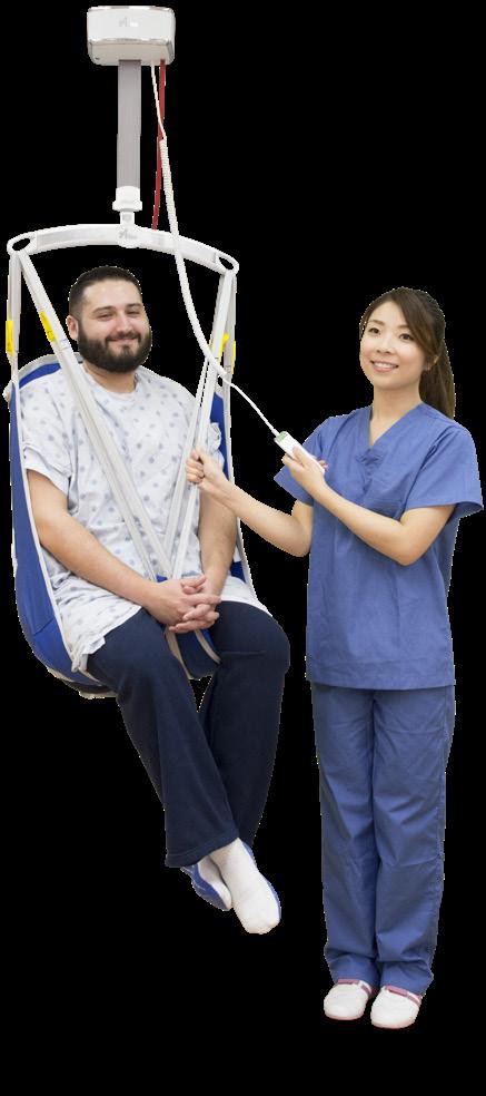GoHygie GoBasic GoLong Application Supports the whole body, including the head Can be used to lift patients who have little control over their head and body Can be used to lift and transfer