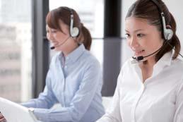 Customer Support Centre Dedicated staff provide answers to various questions and advice regarding selection and usage of a motor, technical problems, etc via E-mail or the phone.