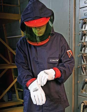 ARC FLASH PROTECTION JACKET AND OVERPANTS KITS 8 & 12 CAL/CM 2 HRC 2 SALISBURY PRO-WEAR ARC FLASH PROTECTION JACKET KITS AND OVERPANTS KITS are clothing kits containing an arc flash jacket with hood