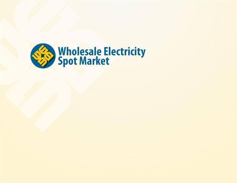 Update on the Philippine Wholesale Electricity Spot Market A