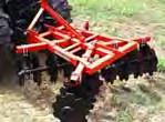 TANDEM DISC HARROWS The tandem disc offers a full range of options for different horsepower tractors and applications.