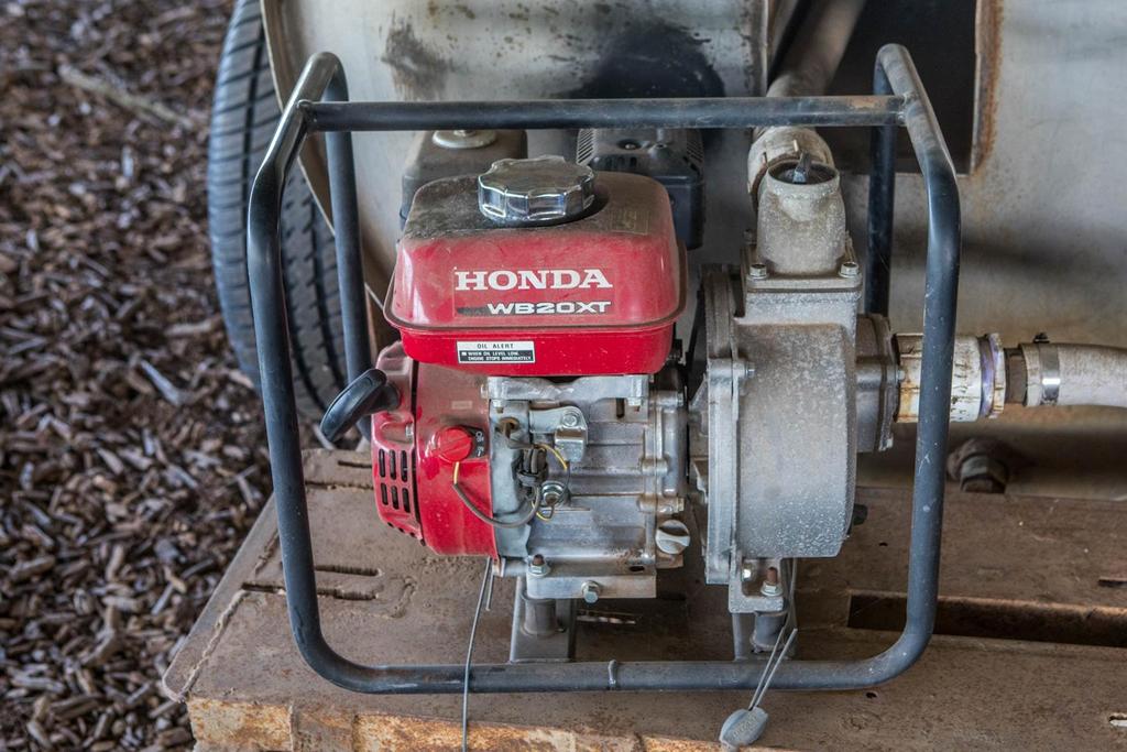 HONDA engine and pump is less expensive than a pump along