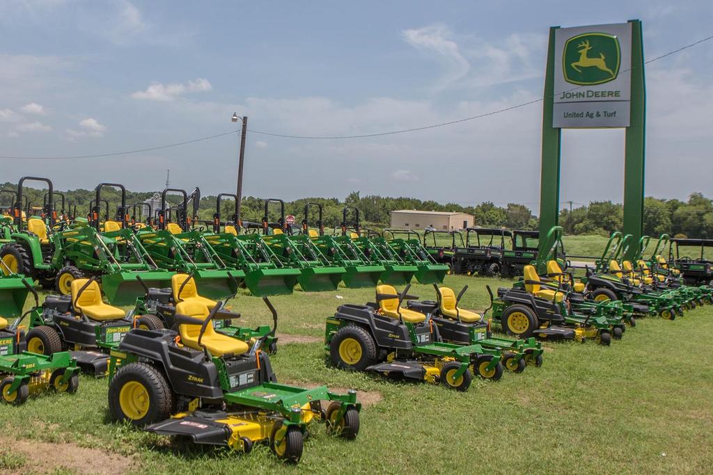 The brand of tractor or equipment should be from the company which can