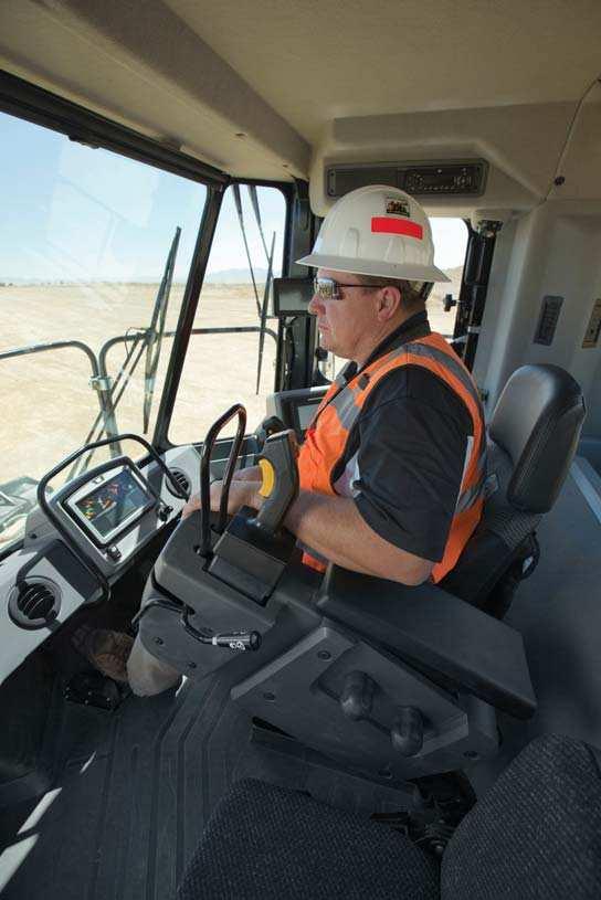 Your operators can work more eficiently and stay comfortable with our customer-inspired cab features.