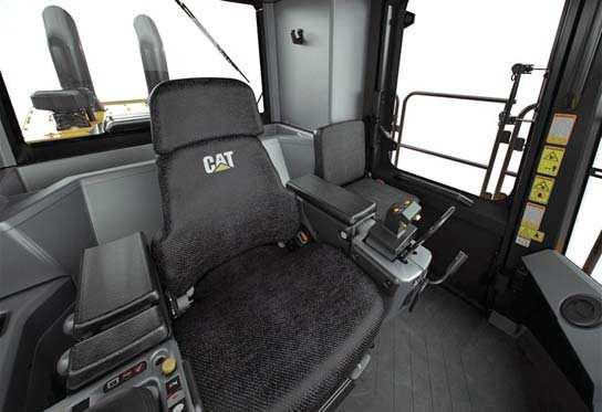 High back design and extra thick, contoured cushions. Air suspension system.