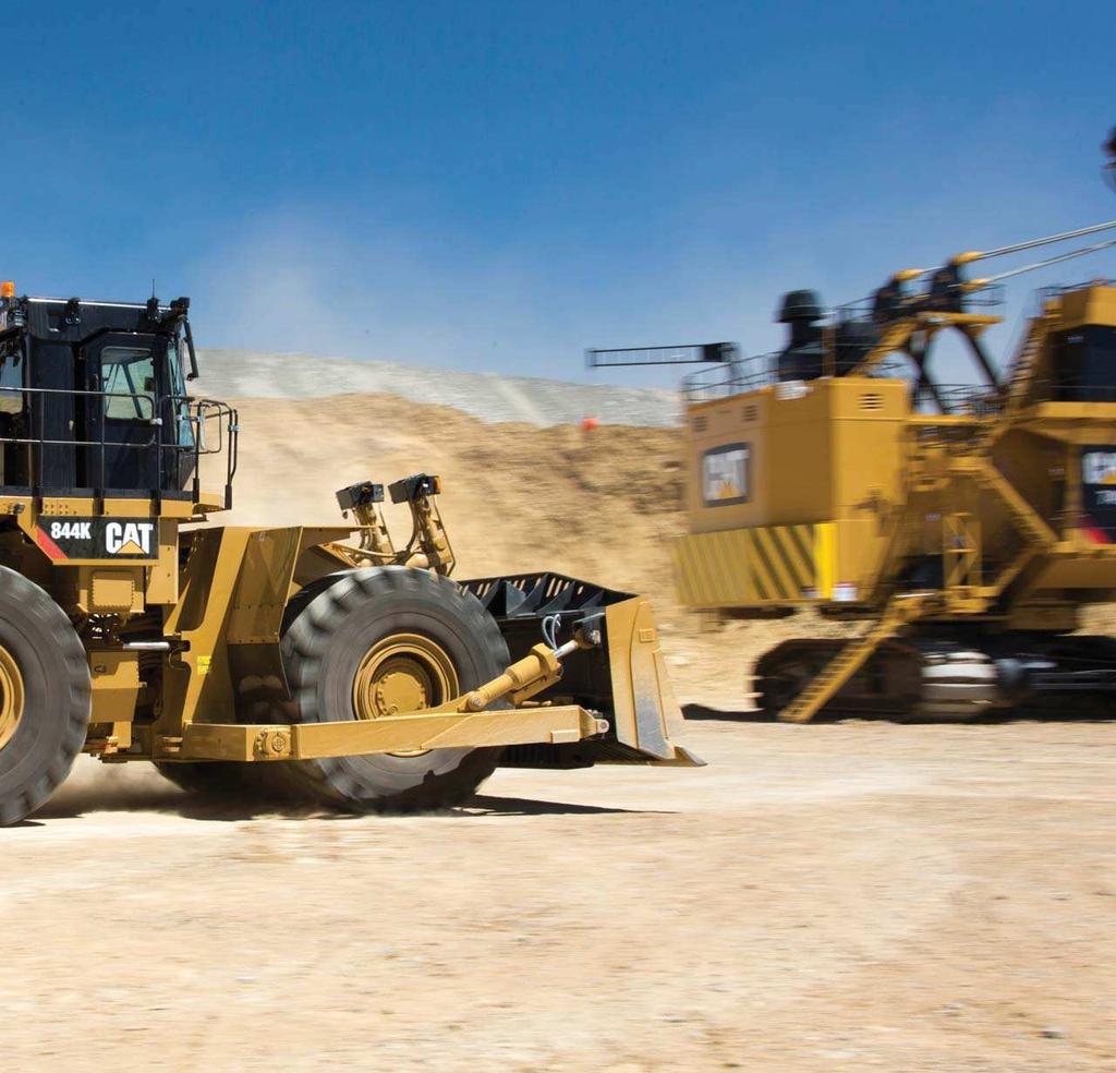 Cat Large Wheel Dozers are designed with durability built in, ensuring maximum availability through multiple life cycles.