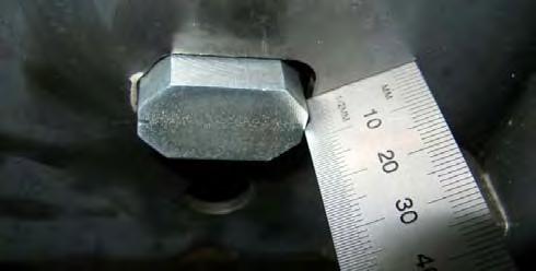 If holes in pan do not line up, run a Dia 0.0 drill through any holes to enable bolt entry. Warning: Drilling operations can result in flying metal debris, safety glasses should be 78.