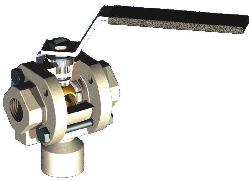 TBV Series 5100 Ball Valve The Cameron portfolio of TBV* valves includes the series 5100 diverter and three-way ball valve, which enables accomplishing what would otherwise require two or more