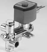 qwer Direct Acting General Service Solenoid Valves Brass or Stainless Steel Bodies /8" to /" NPT NC NO U / SERIES 800 85 Features Designed for high flow and high pressure service.