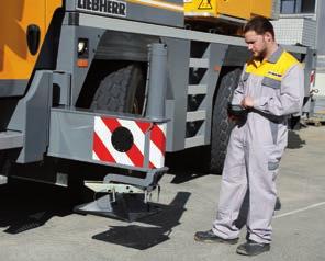 Specific ascents, handholds and rails are provided to ensure the safety of the operating staff.
