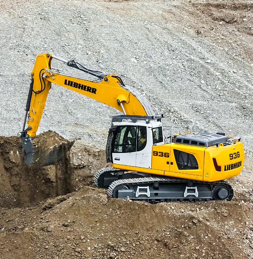 Crawler excavator R 936 Motor: 228 HP / 170 kw SAE J1349 231 HP / 170 kw ISO