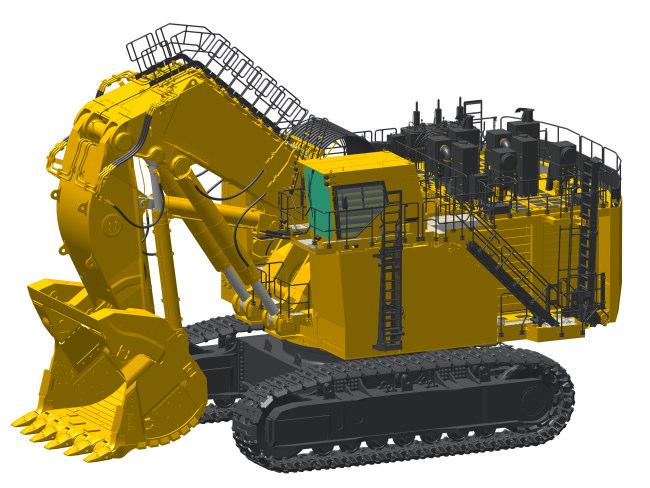 Komatsu SSDA1V159E-2 Tier 2 engines Rated (each) 1250 kw at 1800 rpm Electronic engine management Low engine emission levels Tier 2 certificated Time saving Engine Oil Management System; Centinel,