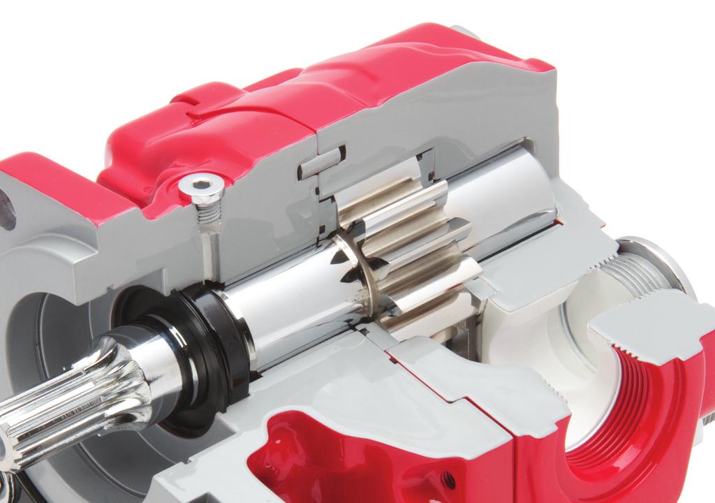 LONGER LIFE EXPECTANCY The Optimum Series, a gear pump that outlasts The latest line of gear pumps from Muncie Power Products is the Optimum Series an innovative line of gear pumps/motors designed to