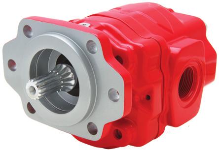 THE SPECS A bushing-style pump/motor with a bi-rotational, four-port design, the Optimum Series features three frame sizes within the line including the W