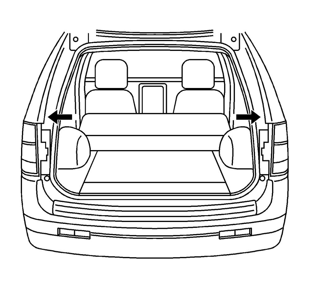 Water may be entering through the liftgate weatherstrip (between a gap in the sheet metal at the bottom). Remove the weatherstrip and reseal the sheet metal.
