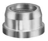 A special protective bushing (or sleeve) with concentric grooves creates a labyrinth path to reduce the internal operational pressure as well as the pressure fluctuations developed during pump