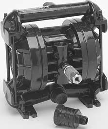 Low Pressure Stationary Diaphragm Pumps /4" - 2" Air Operated Pumps 8559 85628 Basic Design Features Diaphragm pumps are driven by compressed air.