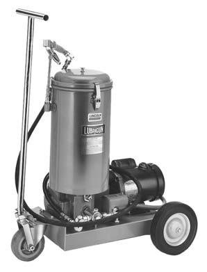 Pump Packages Model 725 Portable package designed for original five gallon pails. Portable pressure primer includes reversible steel cleats for securing both straight-sided and tapered pails.