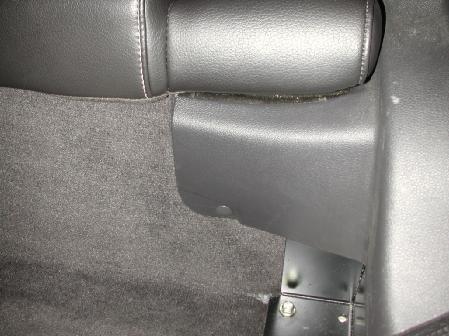 One is located underneath the rear seat