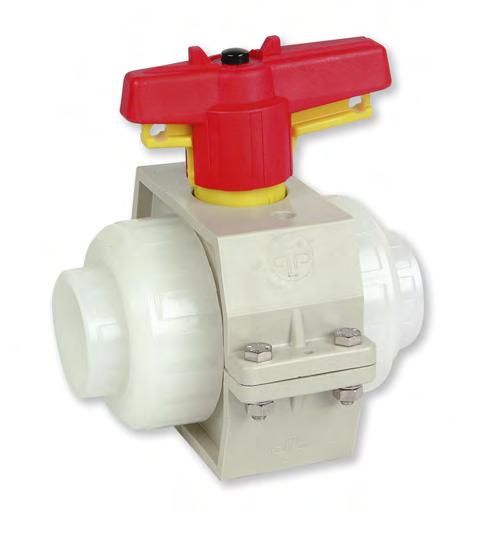 manual valves Praher S4 Ball Valve Lockable Handle Tagging Point Valve Bracket Actuati Materials Body - Polypropylene Ball Seat - PTFE Seals - EPDM or FPM Sizes 3/8" - 4"/16mm - 110mm Features