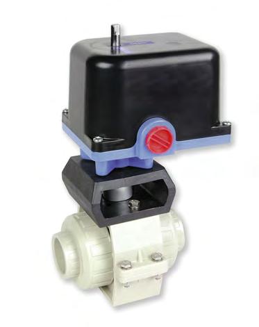actuated valves Praher Type S4 Electrically Actuated Ball Valve Descripti: In-line ball valve with electric actuator Mounting: In any positi Maximum Fluid Pressure at 20 C: Sizes up to 63mm - 10 bar;