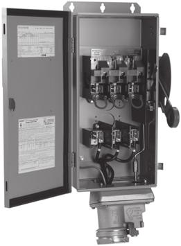 . Switching Devices EnviroLine/Receptacle Switch EnviroLine Receptacle Switches Product Description These heavy-duty switches are pre-wired and interlocked to polarized receptacles for three-phase,