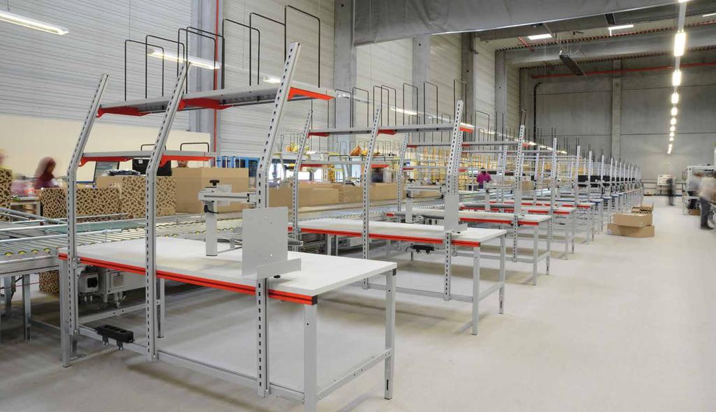 SYSTEMATIC SYSTEM FLEX Add-on storage rack can be mounted level or inclined H+R mounting profile For inclined mounting at 0 or 20 Shelf can be hooked on at +20, 0,