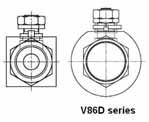 Bll Vlves V86, VC86 Series Opertion 2-wy positive shut off nd 3-wy directionl control of fluids in process, power nd instrument ppliction.