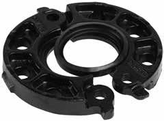 Style 743 Vic-Flange Adapter Grooved IPS Pipe Couplings Vic-Flange Grooved Flange Adapters Style 743 Grooved Pipe Adapters to ANSI Class 300 Flanges (with Style 741 gasket) Refer to publication 06.