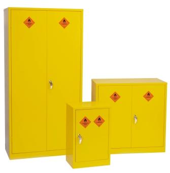 Hazardous Substance Safety Cabinets These robust cabinets benefit from welded seams to increase structural stability and reduce the risk