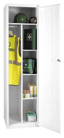 First Aid Cabinets UNIFORM LOCKER... ideal for the storage of protective clothing and emergency equipment.