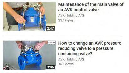 AVK has launched a range of Control Valve videos including maintenance, pilots changes, hints and tips,
