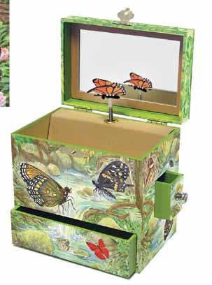 Butterfly boxes feature a