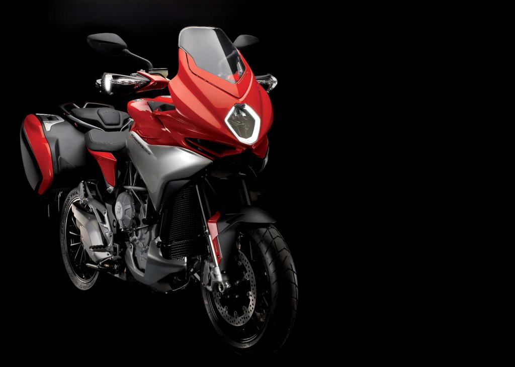 The Turismo Veloce celebrates the unique pleasure of Grand Tourismo with two models of MV Agusta: the first for traveling through time and space with the feeling of agility that only a complete but