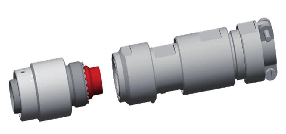 Features & benefits High performance sealing and mechanical retention True sealing on wires is achieved thanks to grommets with sealing lips located at the rear of the insulators on both receptacle