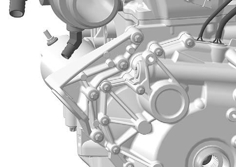 Subsection 05 (PTO HOUSING/MAGNETO) slightly lift rear part of engine and safely block in this position. Remove rear LH side engine support no.