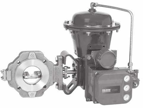 Fisher 8580 Valve with 2052 Actuator and DVC6000 Digital Valve Controller 8580 Valve W9498 SINGLE FLANGE STYLE Introduction Scope of Manual This instruction manual includes installation, maintenance,
