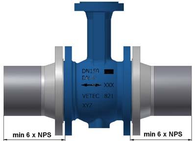 An arrow on the valve will indicate the direction of flow the valve has been configured for (fig.