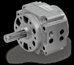 Vane Type Rotary Actuator Series Excellent reliability and durability. The use of bearings to support thrust and radial loads improves reliability and durability.