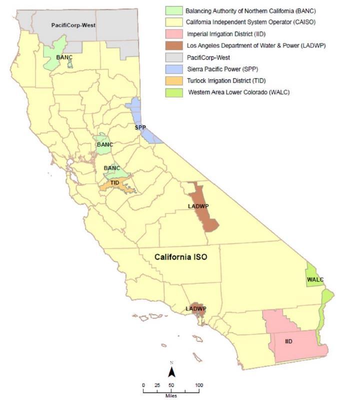 Solar Output [MW] California