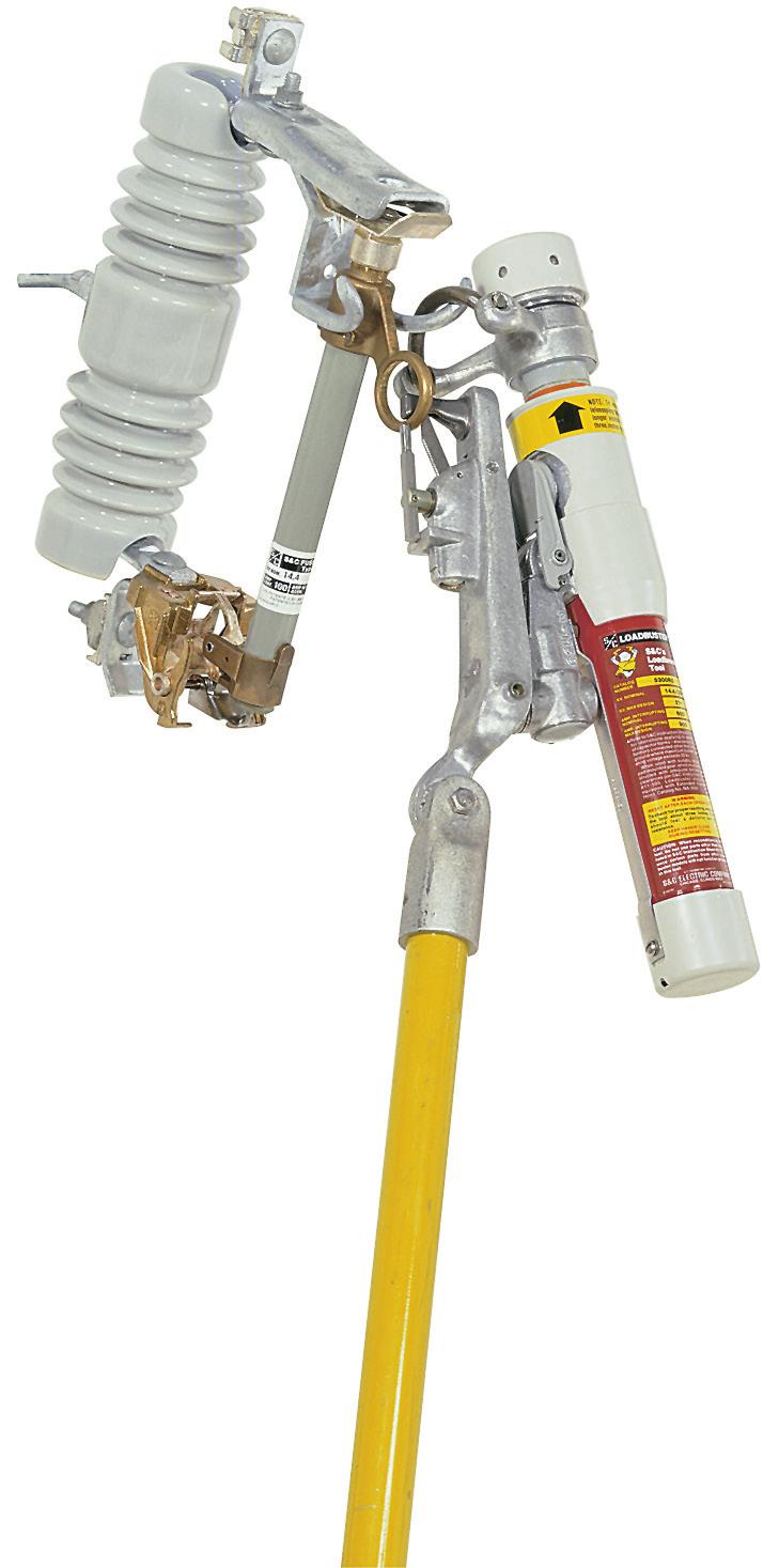 With Loadbuster, S&C s Portable Loadbreak Tool Loadbuster is first attached to a universal pole at least six feet long.