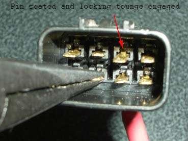 Make sure the 'locking tongue' on the pins is in the correct position.