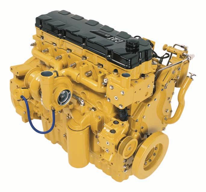 Power Train The Cat C9 has exceptional power and fuel efficiency unmatched in the industry for consistently high performance in both forestry and millyard applications. Cat C9 ACERT.