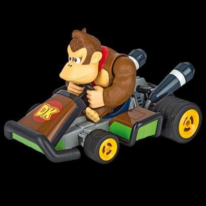 RC MARIO KART 7, DONKEY KONG (TOY-162063) 95.00$ (MSRP $129.99) Body Tilting Action When cornering, the figure leans dynamically in the respective direction. length approx.