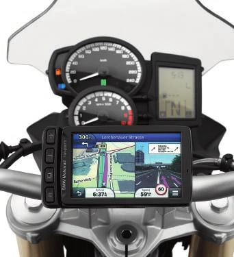 Black (see pages 4 and 5) (seat height: 790 mm; step length: 1,780 mm)* NAVIGATION AND COMMUNICATION [9] BMW Motorrad Navigator V GPS navigation for riders with lifetime map