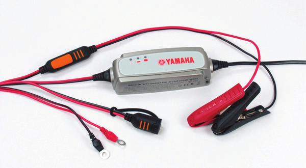 99 YEC-8 Battery Charger Intelligent battery charger Tested and approved by Yamaha engineers Fully automatic switch mode charging and